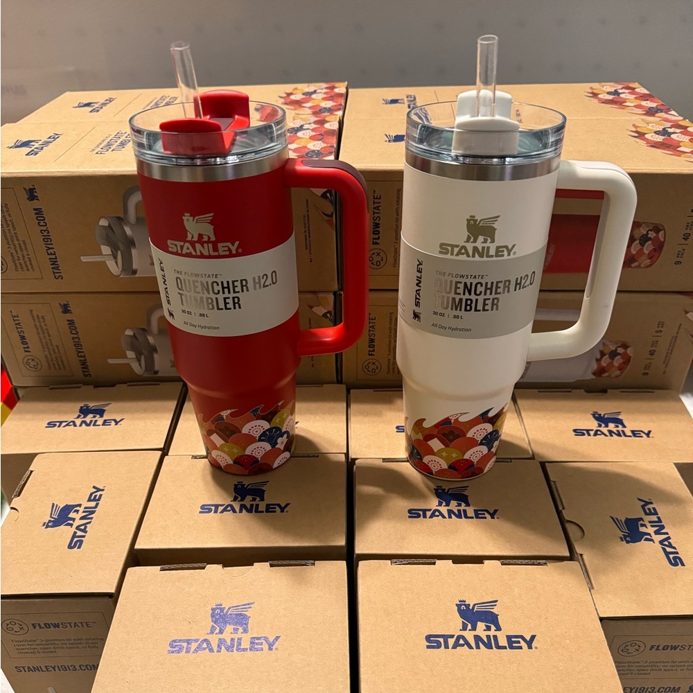 Stanley Tumbler Lunar New Year 30oz-LIMITED EDITION-Set of 2 colors Red & White